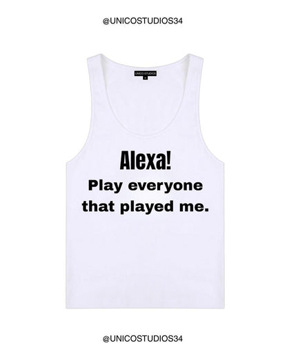 ÚNICO STUDIOS ALEXA! WOMEN'S TANK TOP - White
