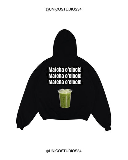 ÚNICO STUDIOS MATCHA O'CLOCK HOODIE - Black