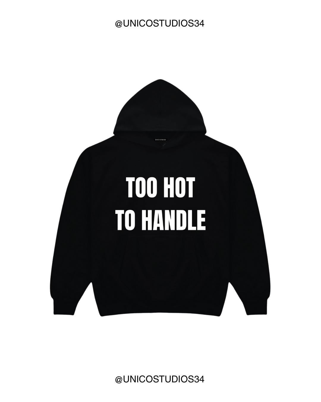 ÚNICO STUDIOS TOO HOT TO HANDLE HOODIE - Black