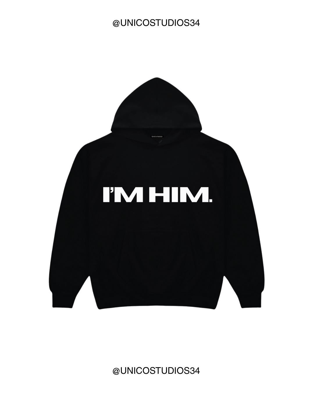 ÚNICO STUDIOS I'M HIM HOODIE - Black