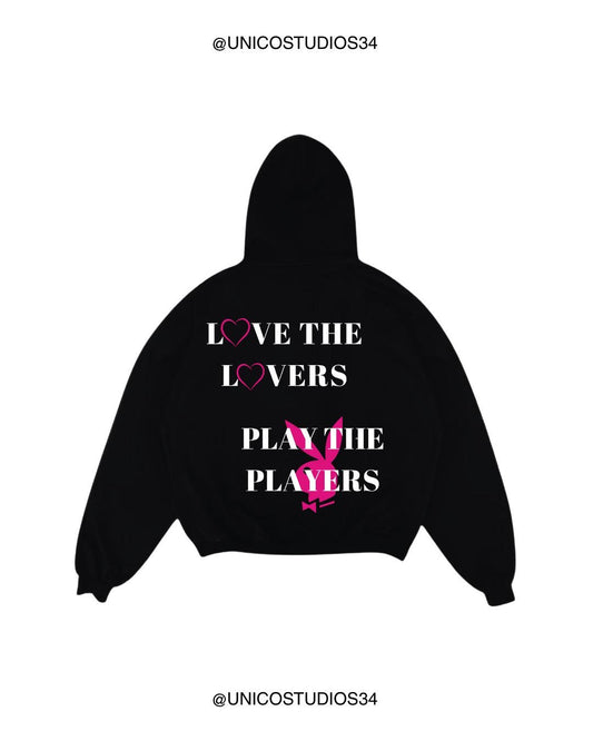 ÚNICO STUDIOS LOVE THE LOVERS HOODIE - Black