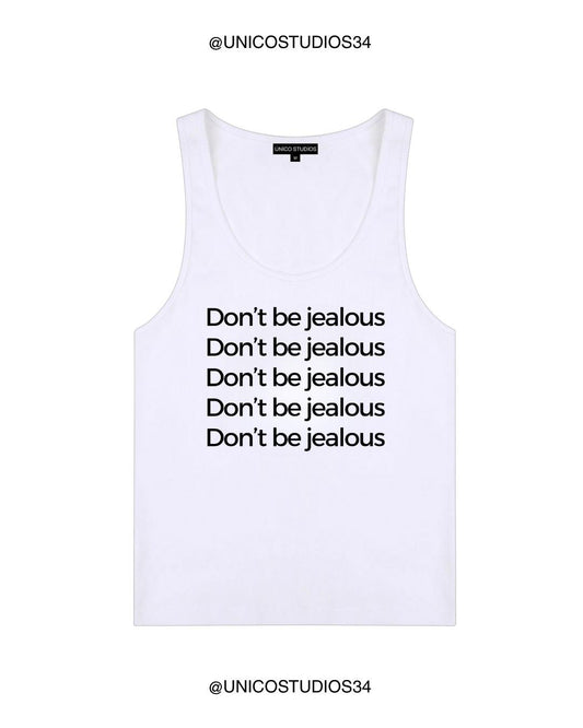 ÚNICO STUDIOS DON’T BE JEALOUS WOMEN’S TANK TOP - White